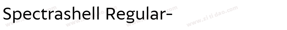 Spectrashell Regular字体转换